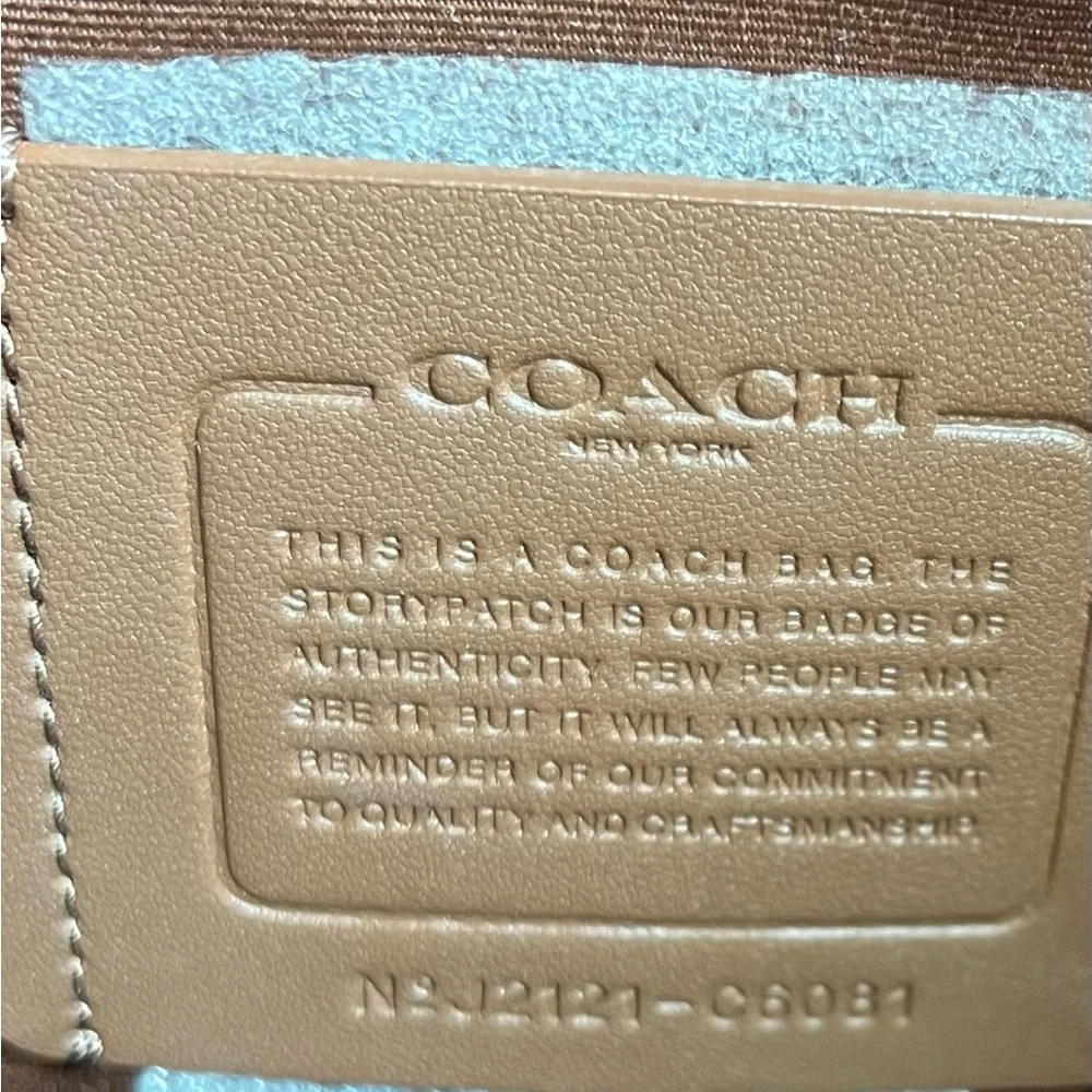 Coach Backpack In Blocked Signature Canvas And Smooth Leather